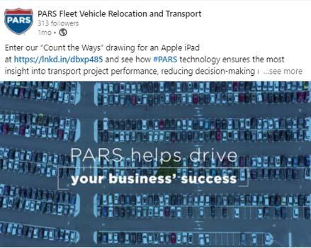 PARS helps drive business success