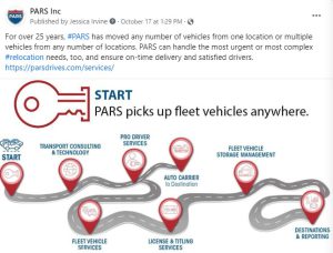 For over 25 years, #PARS has moved any number of vehicles